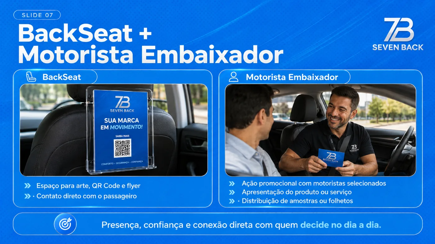 BackSeat e motorista embaixador 7Back